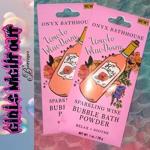 Onyx BathHouse Sparkling Wine Bubble Bath Powder